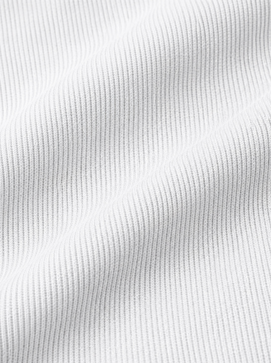 Premium Cotton Elastane Ribbed Sleeveless Vest - White