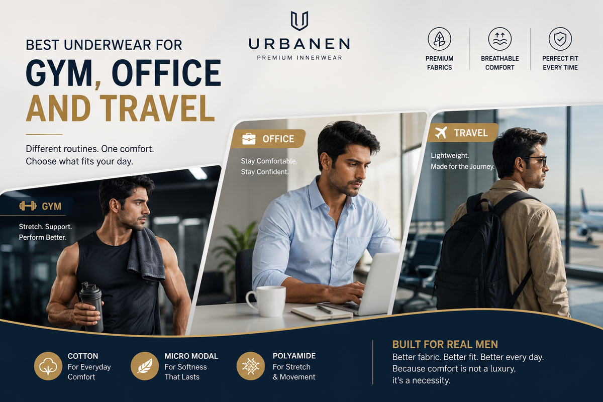 Best Underwear for Gym, Office and Travel