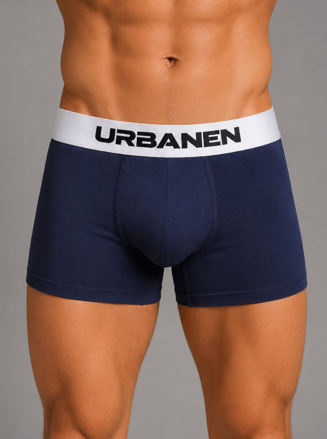 Men's Micro Modal Elastane BreatheMax Solid Trunk - Evening Blue