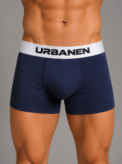 Men's Micro Modal Elastane BreatheMax Solid Trunk - Evening Blue